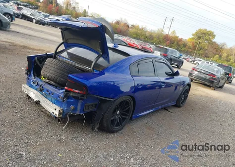 2018 Dodge Charger R/T Scat Pack Rwd z USA, uszkodzony, nr VIN 2C3CDXGJ8JH298520